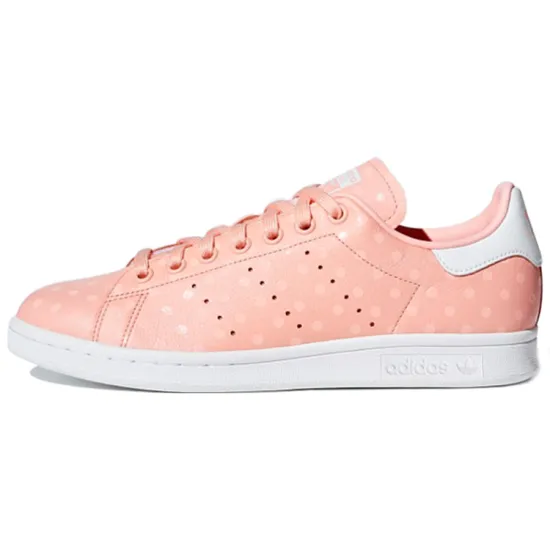 Adidas Originals Stan Smith Skateboard Shoes Women's Low-top Coral Pink