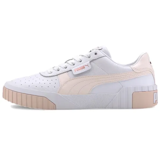PUMA CALI Skateboarding Shoes Women's Low-top White/powder