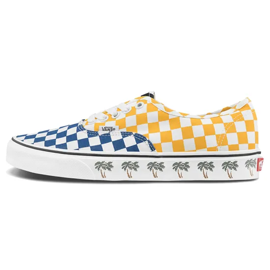 Vans Authentic 'Sidewall Palm Tree Checkerboard'