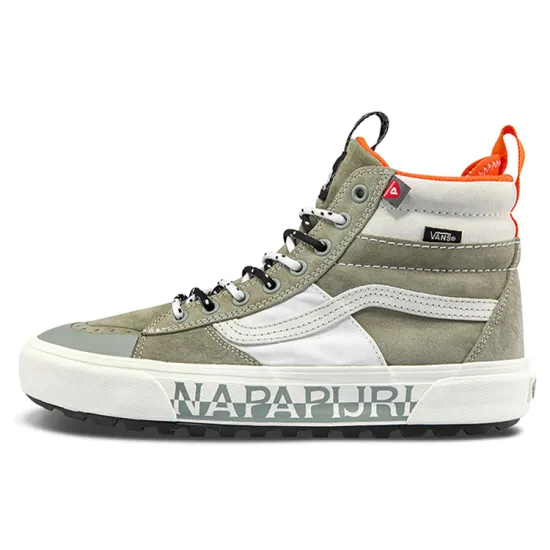 Vans SK8 Skateboarding Shoes Unisex High-top Grey/white