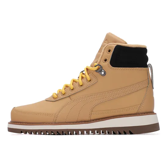 PUMA Desierto V2 Skateboarding Shoes Unisex High-top Brown/Black/White
