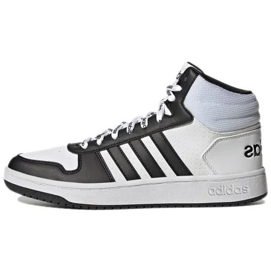 Adidas Neo Hoops 2.0 Skateboard Shoes Unisex Mid-Top White Black