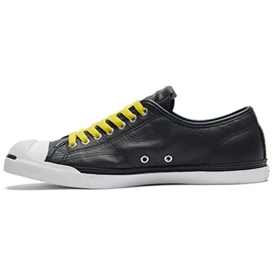 Converse Jack Purcell Skateboarding Shoes Unisex Low-top Black/Yellow