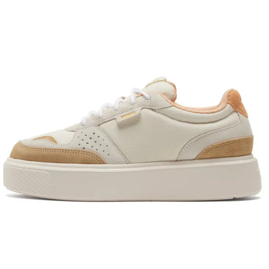 Puma Skateboarding Shoes Women's Low-top Off-white