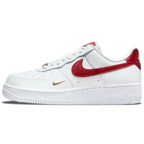 Nike Air Force 1 Low Essential Gym Red Mini Swoosh Women's