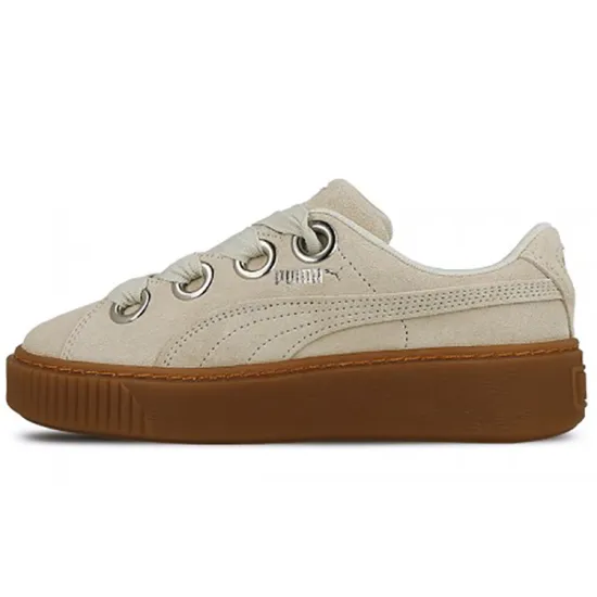PUMA Suede Skateboarding Shoes Women's Low-top White