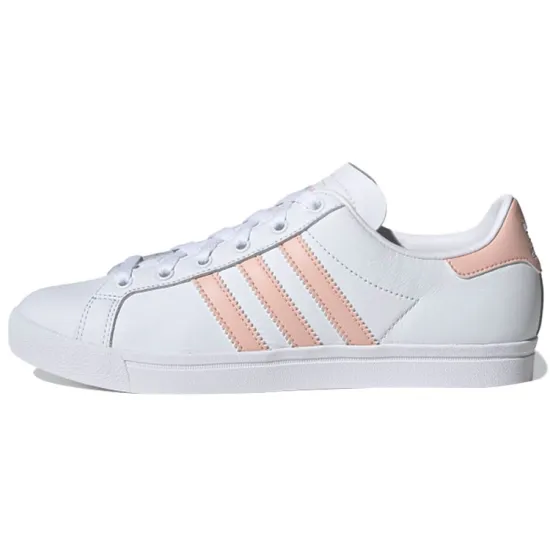 Adidas Originals Coast Star Skateboarding Shoes Women's Low-top White/pink-orange
