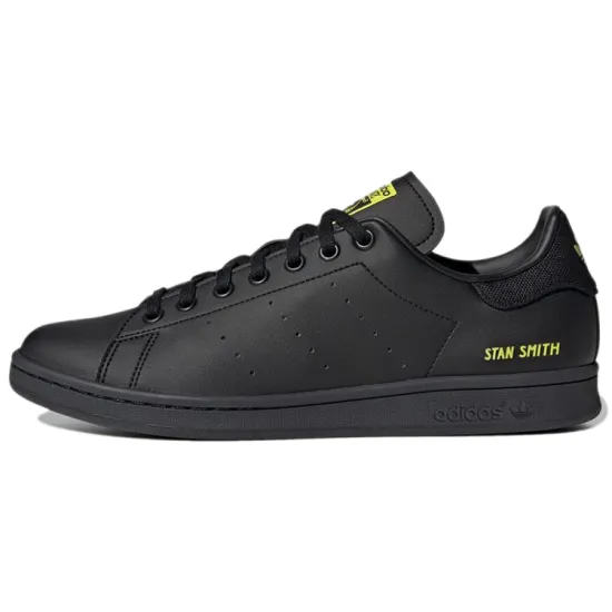 Adidas Originals Stan Smith Black Semi Solar Yellow