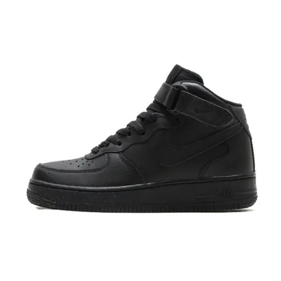 Nike Air Force 1 Mid '07 '2021 Release Triple Black' Sneakers