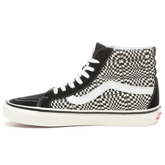 Vans SK8 Hi 38 DX Warp Check-Black White