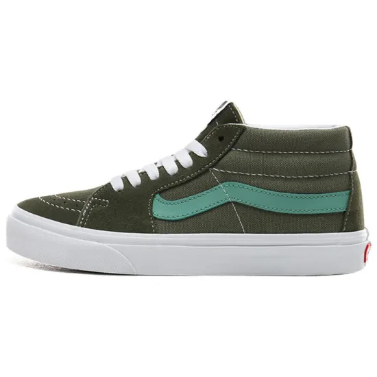 Vans SK8 Skateboarding Shoes Unisex Mid-top Green