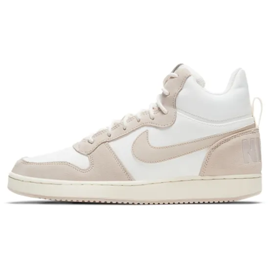 Nike Court Borough Mid Premium Sail Light Orewood Brown Women's