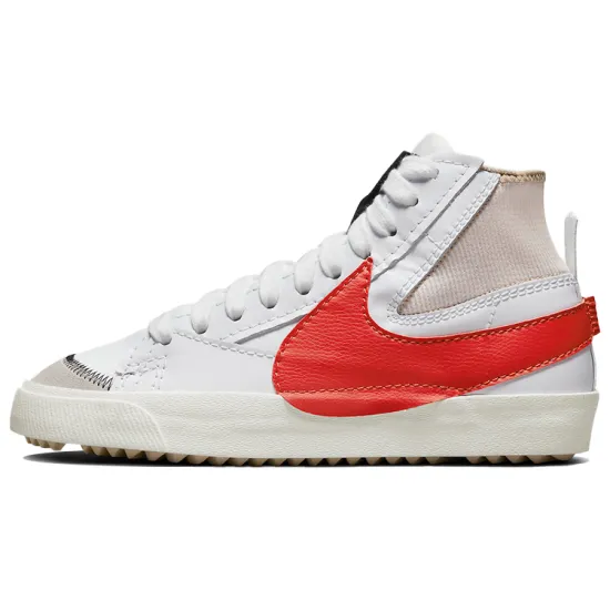 Nike Blazer Mid 77 Jumbo White Habanero Red