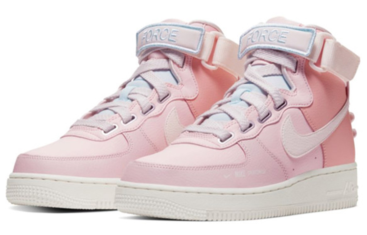 Nike Air Force 1 High Utility “Force is Female” Echo Pink Sail (Women's) - 3