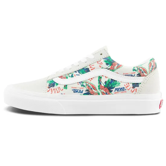 Vans Old Skool Skateboarding Shoes Women's Low-top Multicolor