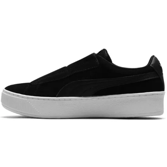 Puma Vikky Skateboarding Shoes Women's Low-top Black