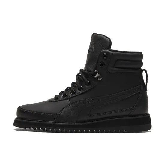 PUMA Desierto V2 Skateboarding Shoes Unisex High-top Black
