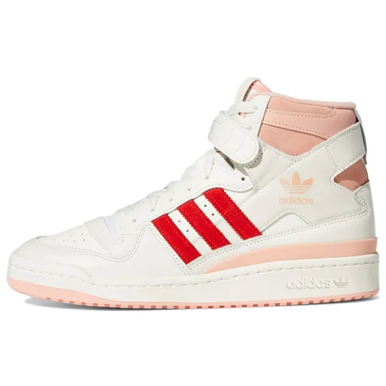Adidas Forum 84 Hi Off White Pink Red