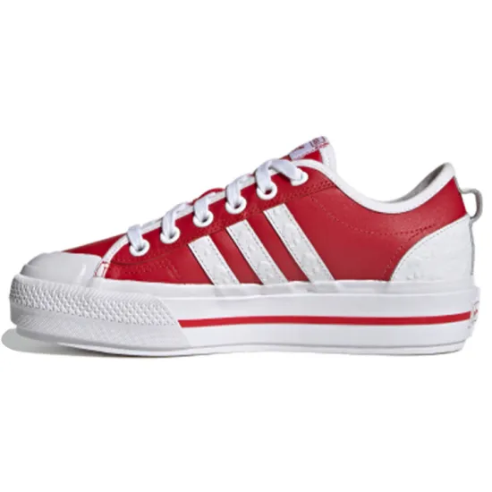 Adidas Nizza RF Platform Heart Embossed Scarlet Women's