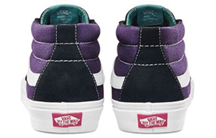 Кеды Vans SK8 (бело-фиолетовые) — фото 5