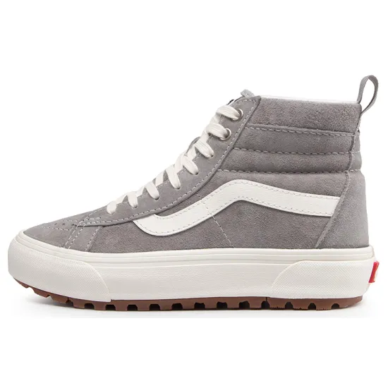 Vans SK8 Skateboarding Shoes Unisex High-top Gray