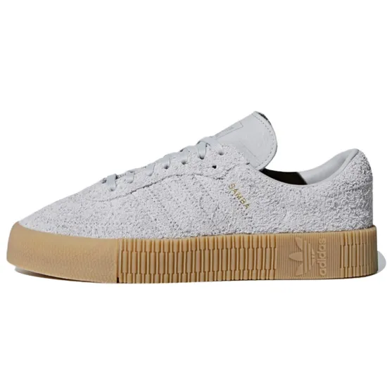 Adidas Originals Sambarose Skateboard Shoes Women's Low-top Gray