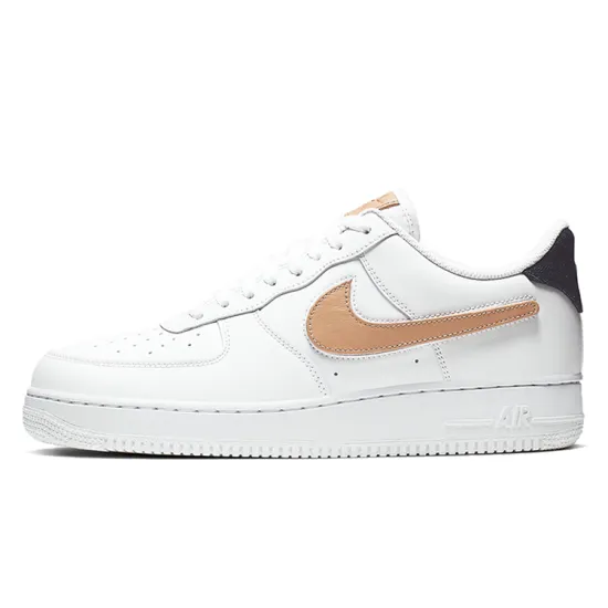Nike Air Force 1 Low Removable Swoosh Pack White Vachetta Tan