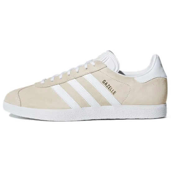 Adidas Originals Gazelle Skateboard Shoes Unisex Low-top Beige