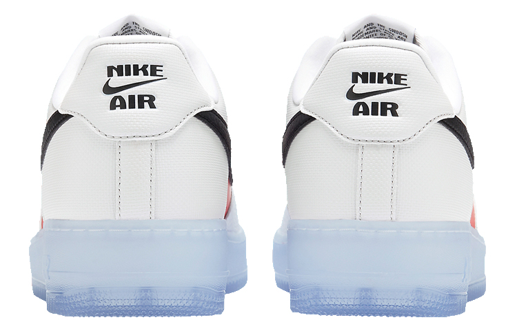 Nike Air Force 1 Low White Red Black (Icy Soles) - 5