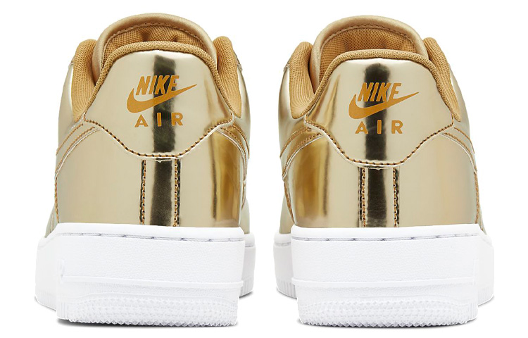 Nike Air Force 1 Low Female Skate Shoes Liquid Metal - 5