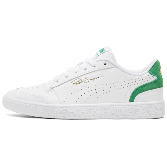 PUMA Ralph Sampson Skateboarding Shoes Unisex Low-top White/Green
