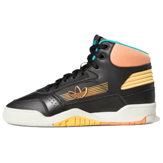 Adidas Originals Carerra Skateboard Shoes Women's Mid-top Black/Orange