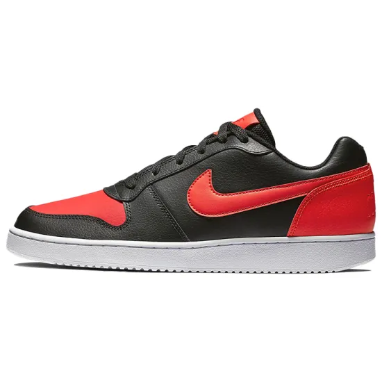 Nike EBERNON Skateboarding Shoes Men Low-top Black/Red