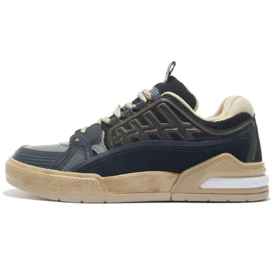 LiNing Millennium Era Durable Breathable Low Top Skateboard Shoes Men's Black