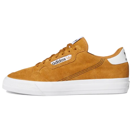Adidas Originals Continental Vulc Skateboard Shoes Unisex Low-top Yellow