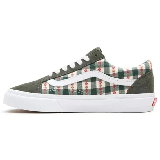Vans Old Skool 'WhiteGreen Plaid'