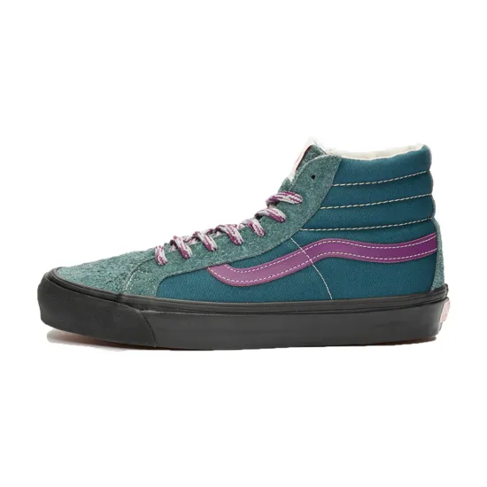 Vans SK8 Skateboarding Shoes Unisex High-top Blue/Black