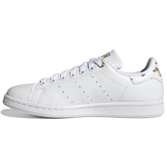 Adidas Stan Smith White Silver Gold Women's