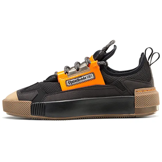 Reebok Sudeca Skateboarding Shoes Unisex Low-top Black/Orange