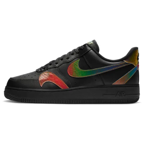 Nike Air Force 1 Low Misplaced Swooshes Black Multi