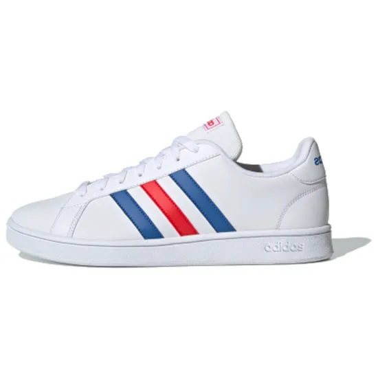 Adidas Grand Court Base 'White Blue Active Red'