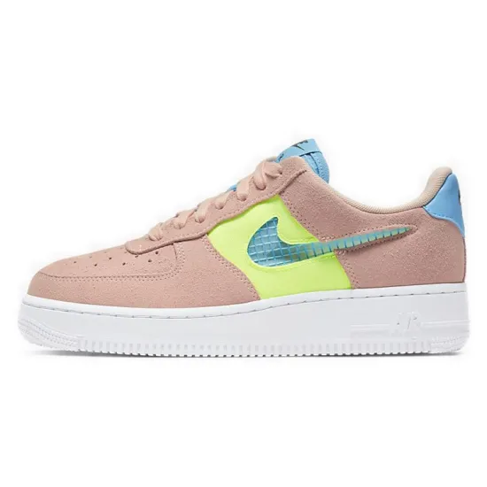 Nike Air Force 1 Low Washed Coral Ghost Green Women's