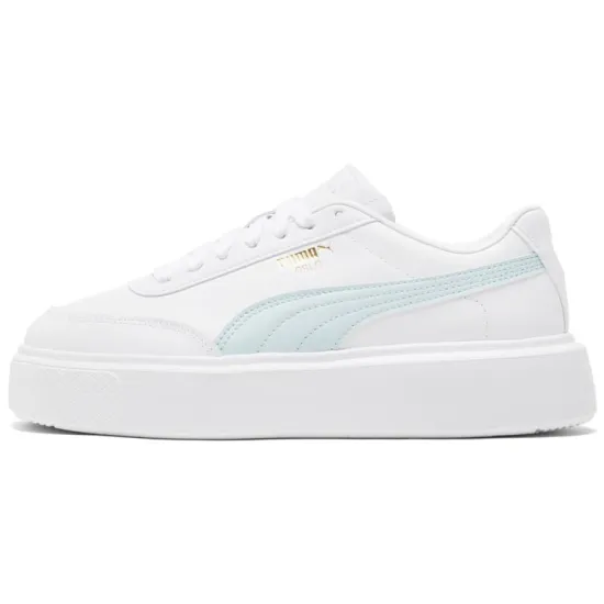 Puma Oslo Maja Skateboarding Shoes Women's Low-top White/Royal Blue
