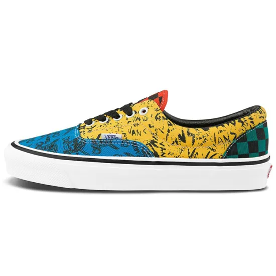 Vans Style 95 Skateboarding Shoes Unisex Low-top Blue/yellow