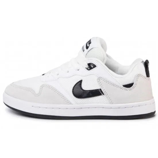 Nike SB Alleyoop Skateboarding Shoes Women's Low-top White/Black