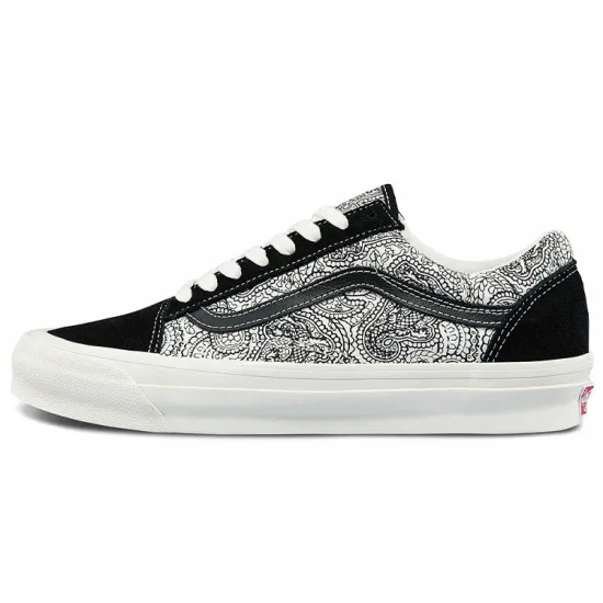Vans Vault Old Skool Black White Paisley