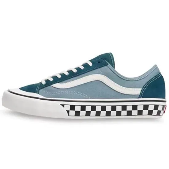 Vans Style 36 Skateboarding Shoes Unisex Low-top Blue