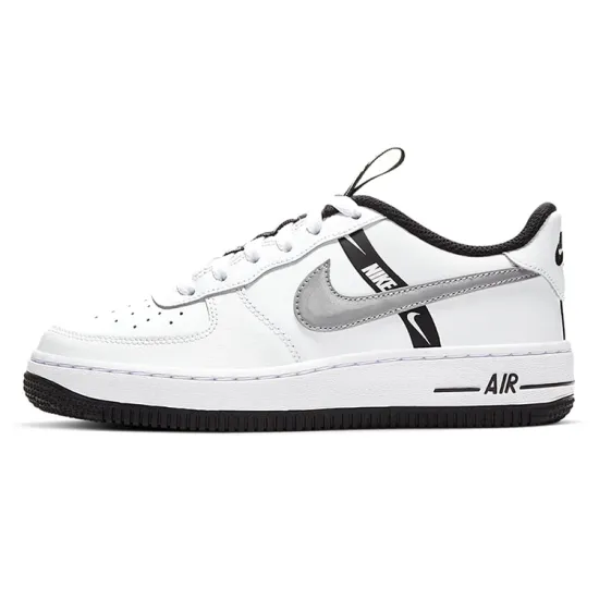 Nike Air Force 1 Low LV8 KSA White Reflect Silver GS