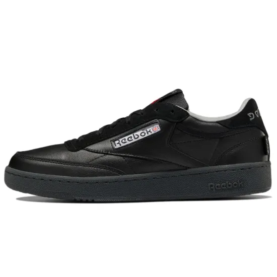 Reebok Club C Skateboarding Shoes Unisex Low-top Black