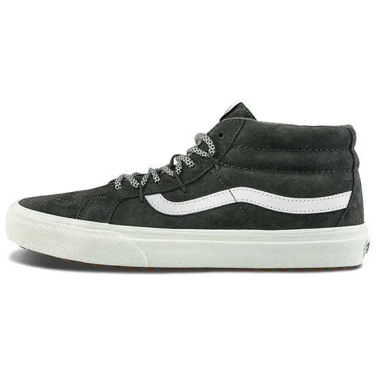 Vans SK8 Skateboarding Shoes Unisex Mid-top Gray